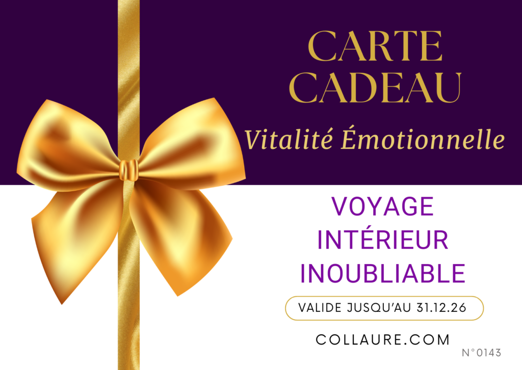 Carte cadeau séance Vitalité Émotionnelle avec Laure Colla